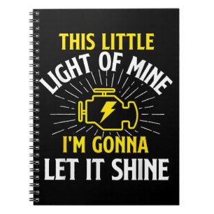 Cuaderno Luz de Control del Motor - Mecánico de Autos Car G