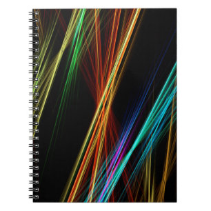 Cuaderno Luz de fondo de las líneas