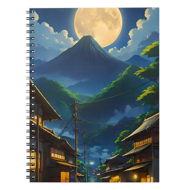 Cuaderno Luz de luna en Java (Frente)