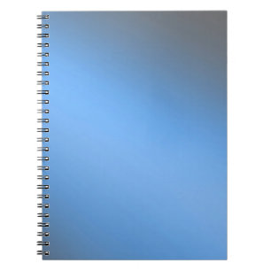 Cuaderno Luz de luna gris azul efecto sombrío Bloc de notas