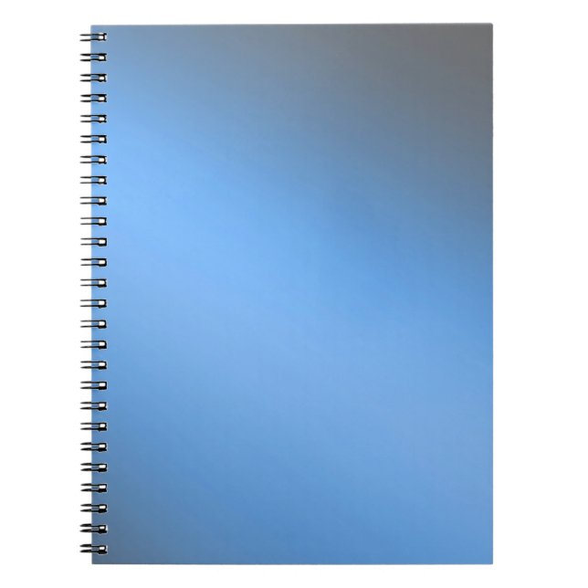Cuaderno Luz de luna gris azul efecto sombrío Bloc de notas (Frente)