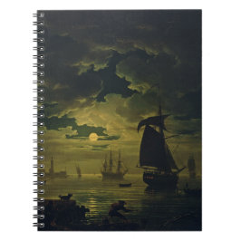 Cuaderno Luz de luna sobre Palermo Arte de alta fidelidad