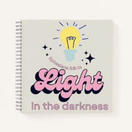 Cuaderno Luz en el cuaderno/diario de oscuridad