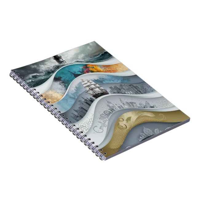 Cuaderno Luz guía en el faro de la tormenta (Lado Derecho)