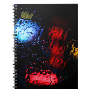 Cuaderno Luz LED roja y azul