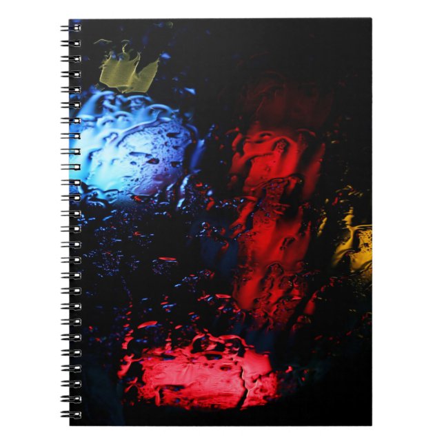 Cuaderno Luz LED roja y azul (Frente)