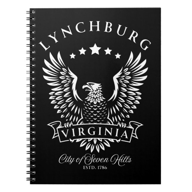 Cuaderno Lynchburg Virginia Águila Vintage (Frente)