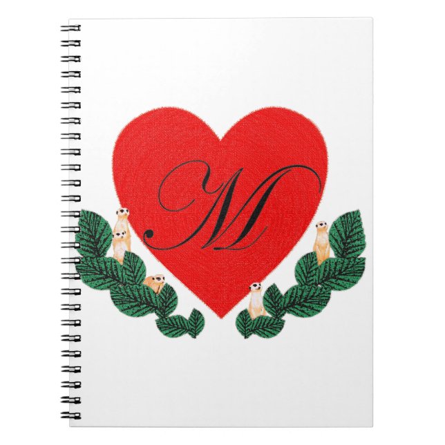 Cuaderno M en el corazón (Frente)