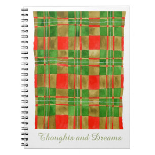 Cuaderno MAC GREGOR TARTAN 6.5x8.75 Bloc de notas espirales