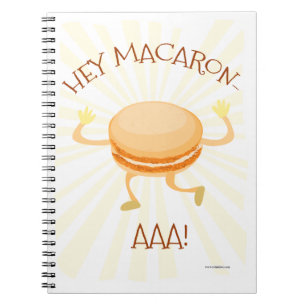 Cuaderno Macaron Dance Cookie Cute Personalizado Fun Art