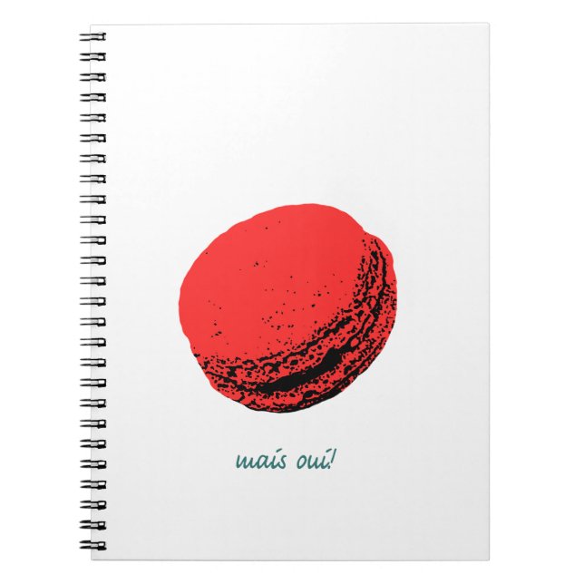 Cuaderno macaroon de fresa (Frente)