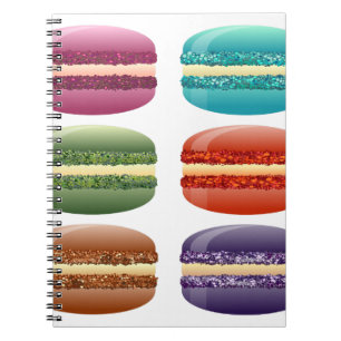 Cuaderno macarras de arco iris