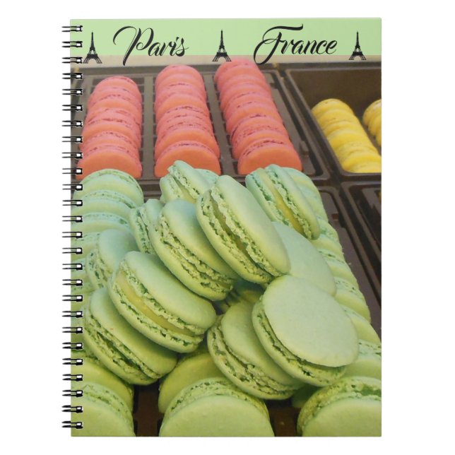 Cuaderno Macarrones de París (Frente)