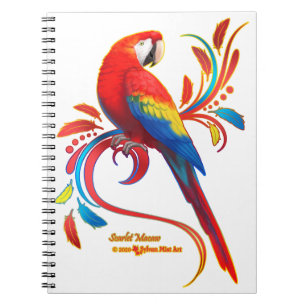 Cuaderno Macaw-Scarlet