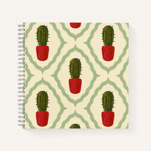 Cuaderno Maceta de cactus (Anverso)