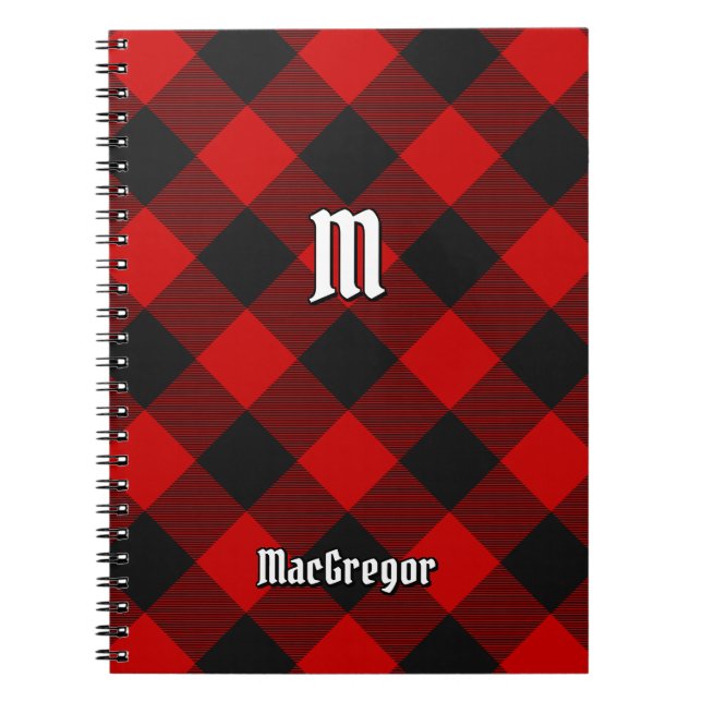 Cuaderno MacGregor Rob Roy Tartan Notebook (Frente)
