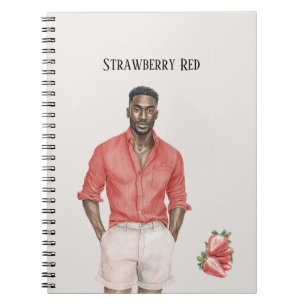 Cuaderno Macho Negro Fresa Rojo Superior