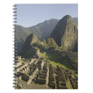 Cuaderno Machu Picchu, ruinas de ciudad inca, Perú.