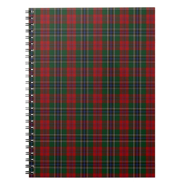 Cuaderno MacLean/tartán de la familia del clan de McLean (Frente)