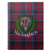 MacNaughton Scottish Clan Tartan & Crest
