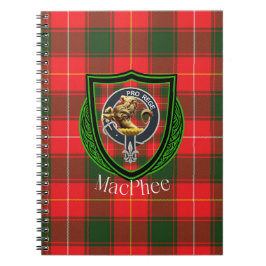 Cuaderno MacPhee Scottish Clan Tartan & Crest