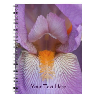 Cuaderno Macro Iris Petals Naturaleza de las flores