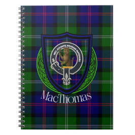 Cuaderno MacThomas Scottish Clan Tartan & Crest