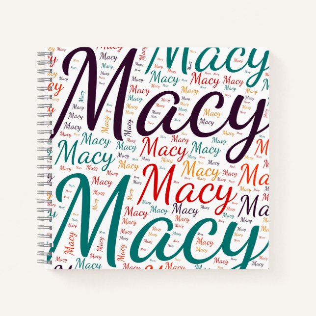 Cuaderno Macy (Anverso)