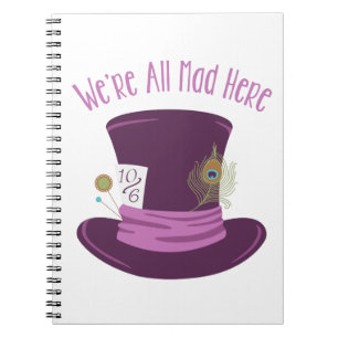 Cuaderno Mad Hatter Gorra