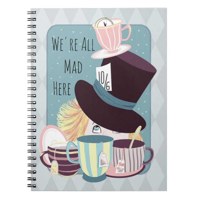 Cuaderno Mad Hatter Tea Fiesta (Frente)