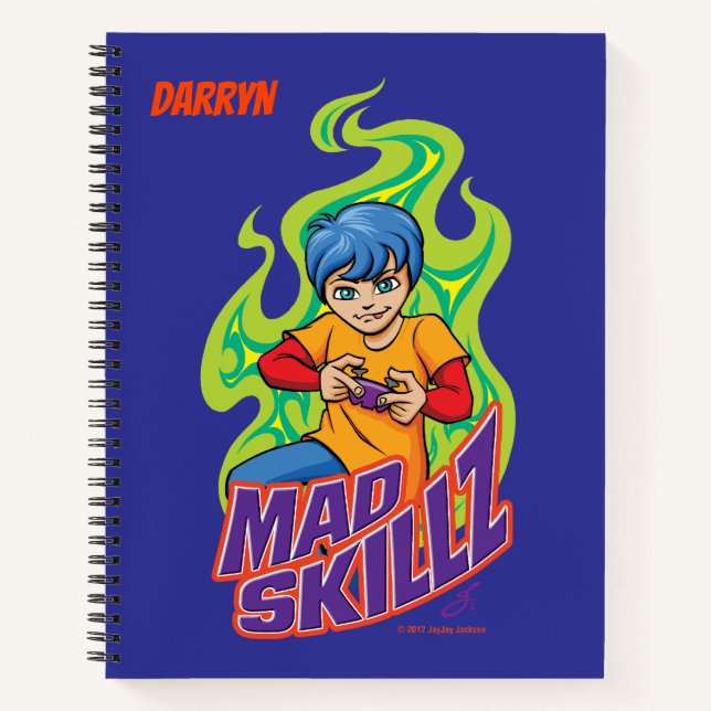 Cuaderno Mad Skillz Gaming (Anverso)