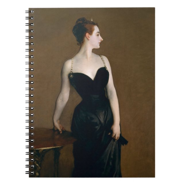 Cuaderno Madame X de John Singer Sargent (Frente)