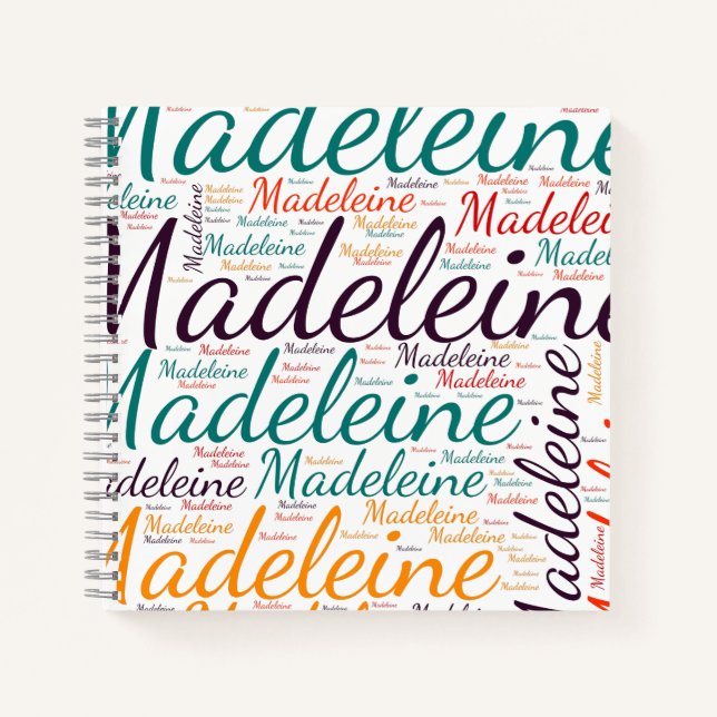 Cuaderno Madeleine (Anverso)