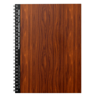 Cuaderno Madera cereza (personalizada)