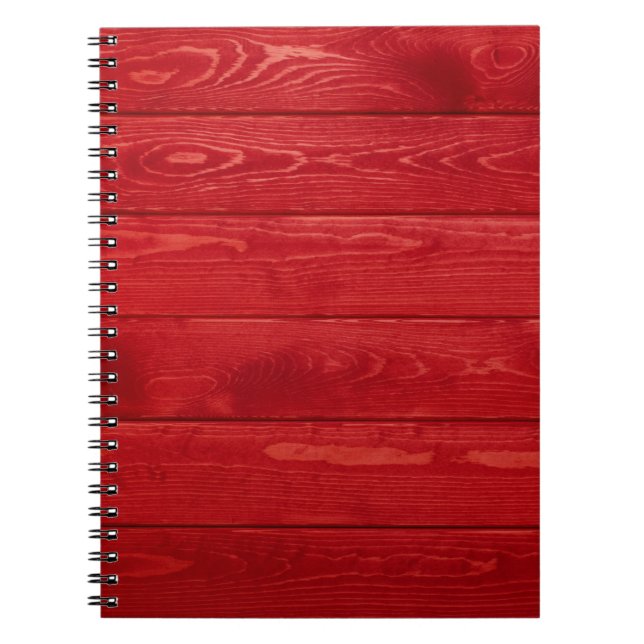 Cuaderno Madera de fondo de madera roja, fondo,textura,rust (Frente)