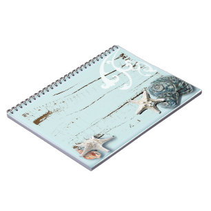 Cuaderno Madera de grano costero de agua marejadas estofada