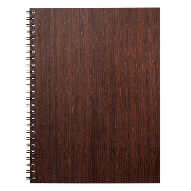 Cuaderno Madera oscura marrón transparente (Frente)