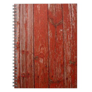 Cuaderno Madera roja vieja