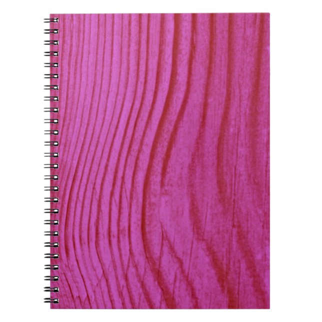 Cuaderno Madera rosa caliente (Frente)