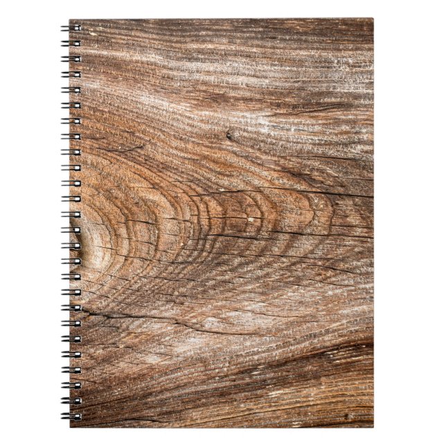 Cuaderno Madera sólida de textura de árbol (Frente)
