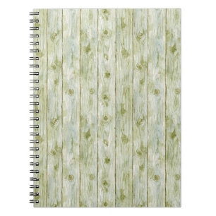 Cuaderno Madera Verde Falsa