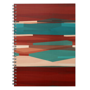 Cuaderno Madera y turquesa