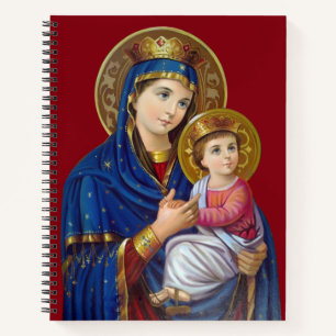 Cuaderno Madona y Niño