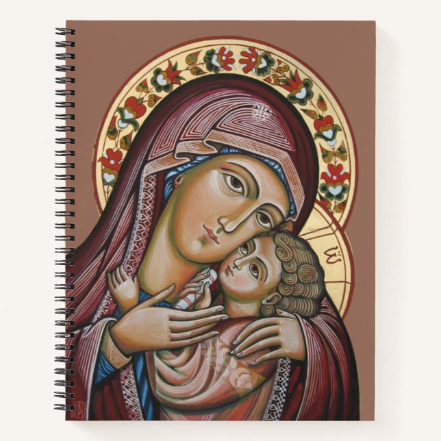 Cuaderno Madona y Niño (Anverso)