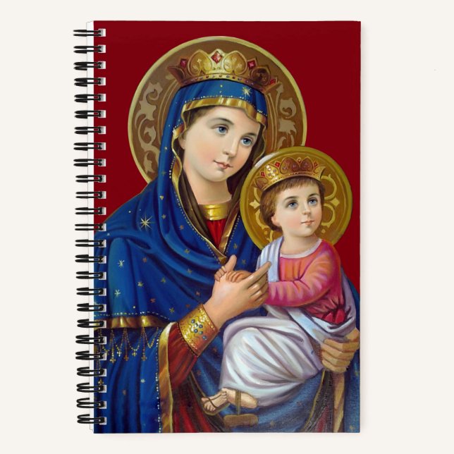 Cuaderno Madona y Niño (Anverso)