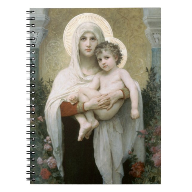Cuaderno Madonna de los Rosas - William Adolphe Bouguereau (Frente)