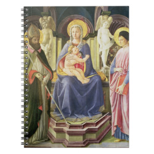 Cuaderno Madonna y el niño con los SS. Clemente y Justin,
