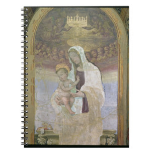 Cuaderno Madonna y el niño, un detalle del tabernacl