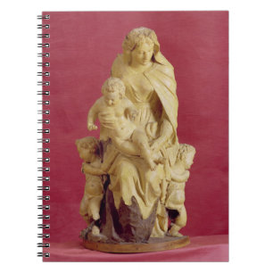 Cuaderno Madonna y niño (cartón piedra)