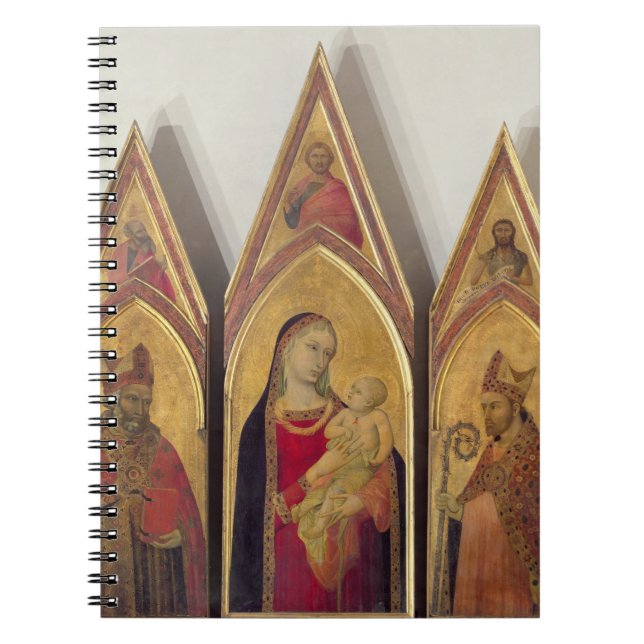 Cuaderno Madonna y niño con los SS. Nicholas y Proculus, (Frente)